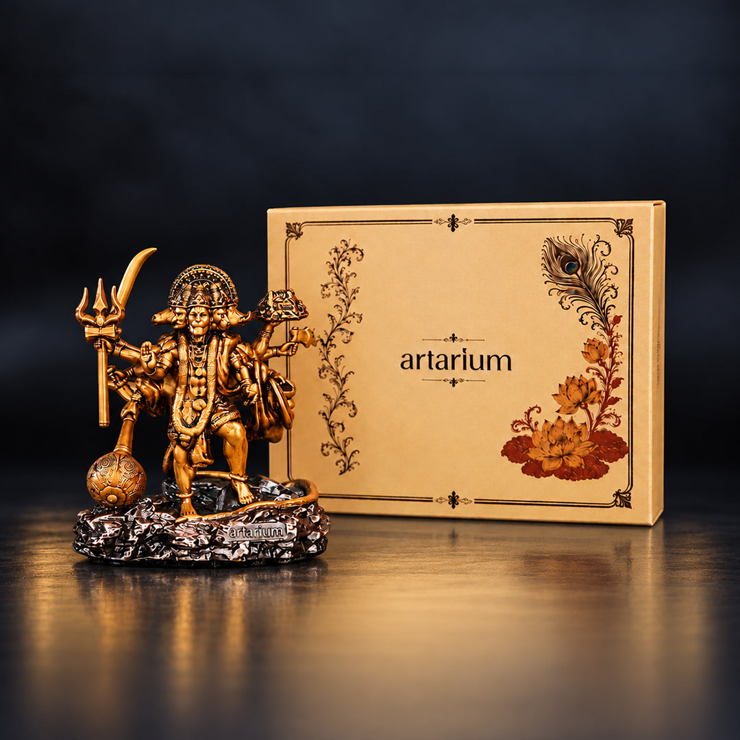 Standing Panchmukhi Hanuman Statue With Premium Packagingย